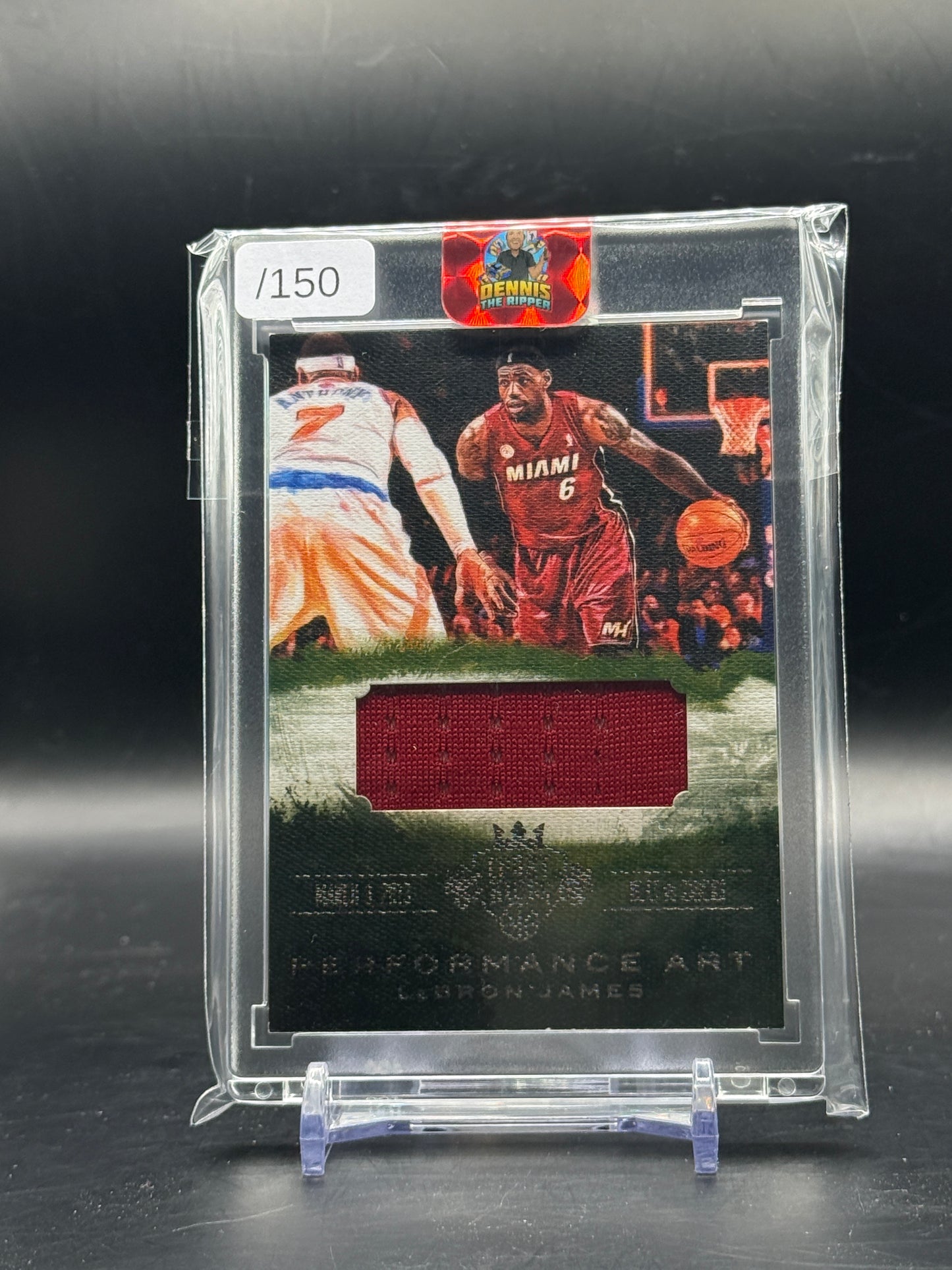 2013-14 Panini Court Kings NBA Lebron James Miami Heat Game Worn Patch 133/150