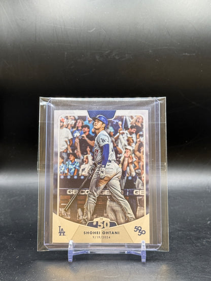 2024 Topps 50/50 Shohei Ohtani Los Angeles Dodgers HR #50