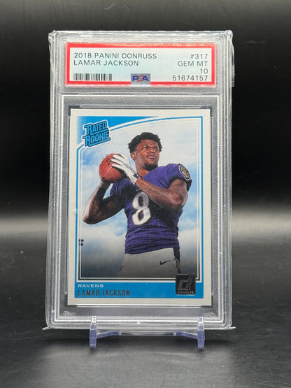2018 Panini Donruss Lamar Jackson PSA 10 51674157