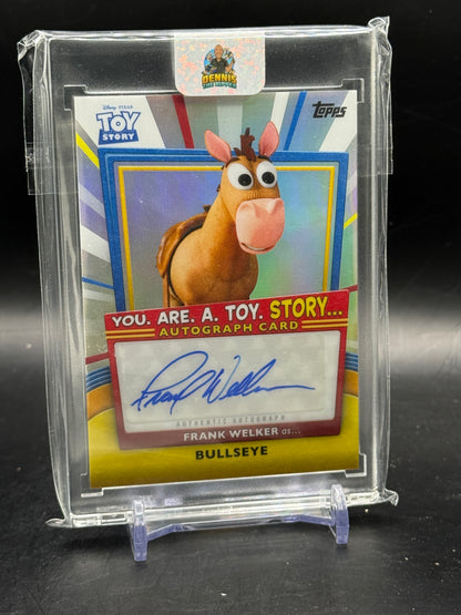 2025 Toops 30 Years of Toy Story Frank Welker Bullseye Auto