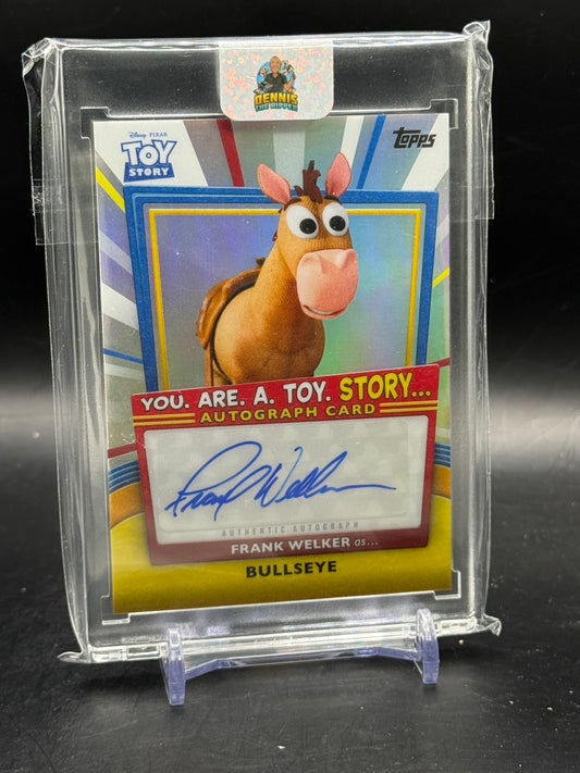 2025 Toops 30 Years of Toy Story Frank Welker Bullseye Auto