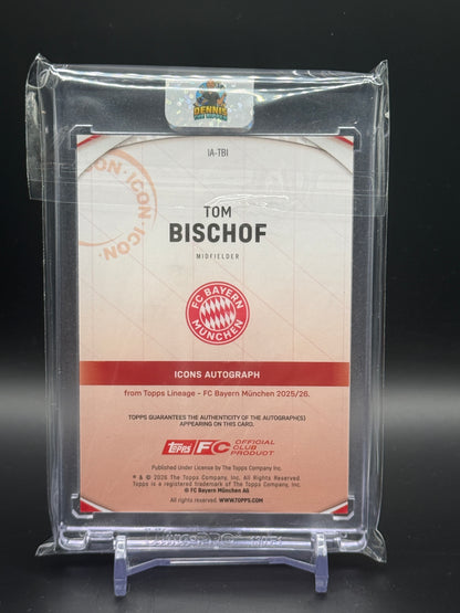 2025 Topps FC Bayern Lineage Tom Bischof Auto