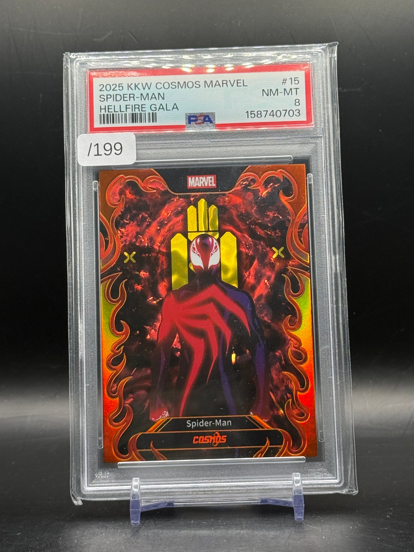 2025 Kakawow Cosmos Marvel Spider-Man Hellfire Gala 072/199 PSA 8 158740703