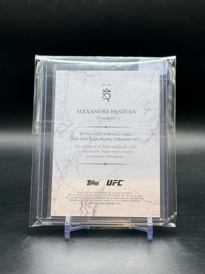 2025 Topps Royalty Collection UFC Alexandre Pantoja Auto 48/49