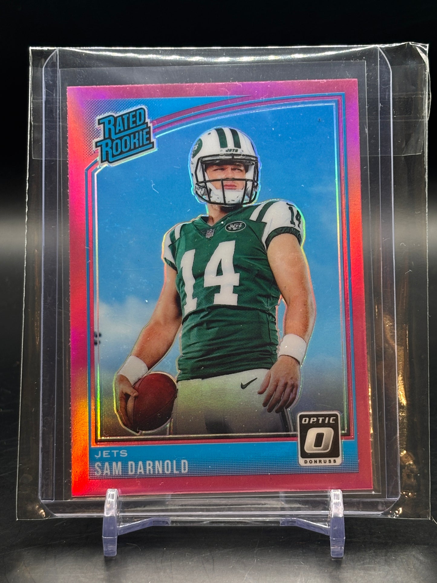 2018 Panini Donruss Optic Sam Darnold Pink Rated Rookie