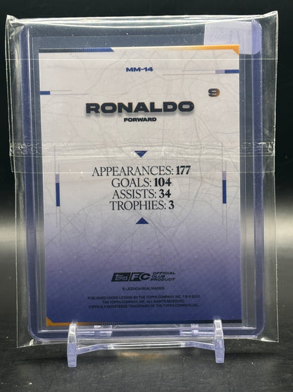 2025-26 Topps Los Blancos Real Madrid Ronaldo Foilfractor 1/1