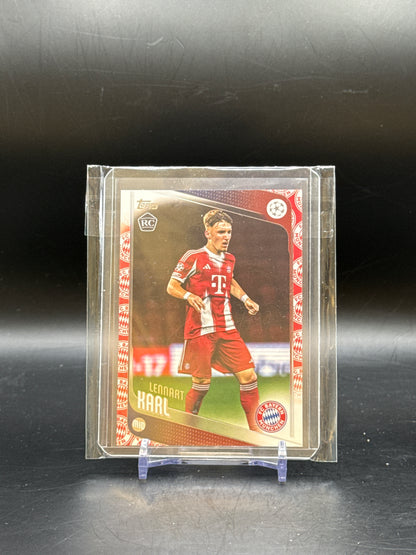2025 Topps Flagship Lennart Karl Bayern Logo Border Variation SP