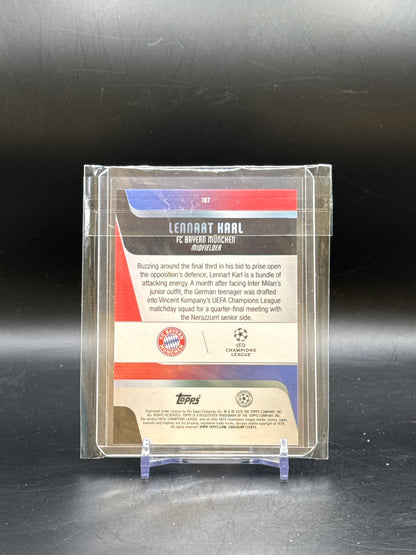 2025 Topps Flagship Lennart Karl Bayern Logo Border Variation SP
