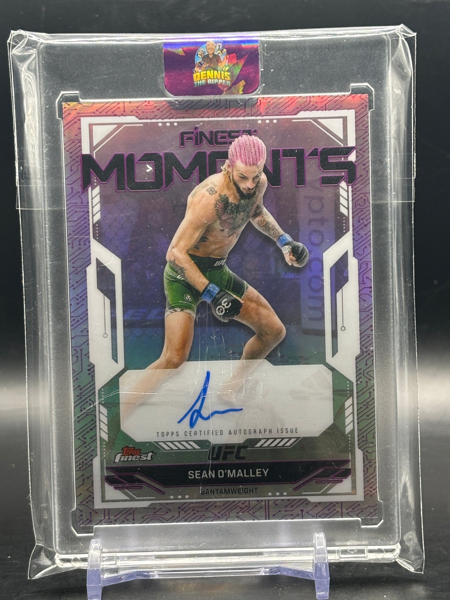 2025 Topps Finest UFC Sean O'Malley Auto