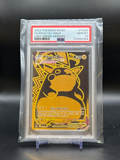 Pokemon Verlorener Ursprung Pikachu VMAX PSA10 131832354