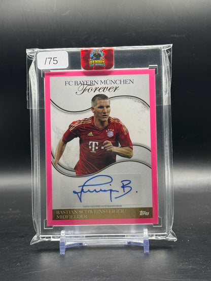 2023-24 Topps FC Bayern München Forever Bastian Schweinsteiger Auto 29/75