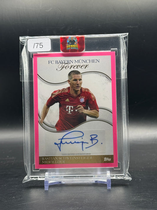 2023-24 Topps FC Bayern München Forever Bastian Schweinsteiger Auto 29/75
