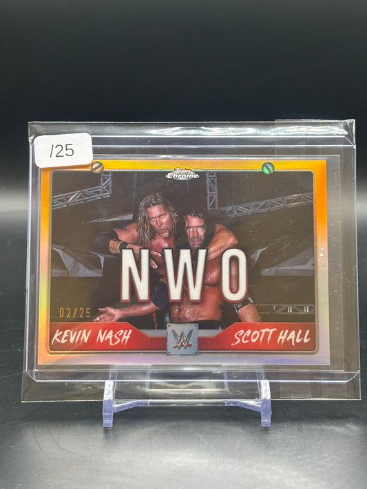 2025 Topps Chrome Kevin Nash / Scott Hall NWO Tag 02/25