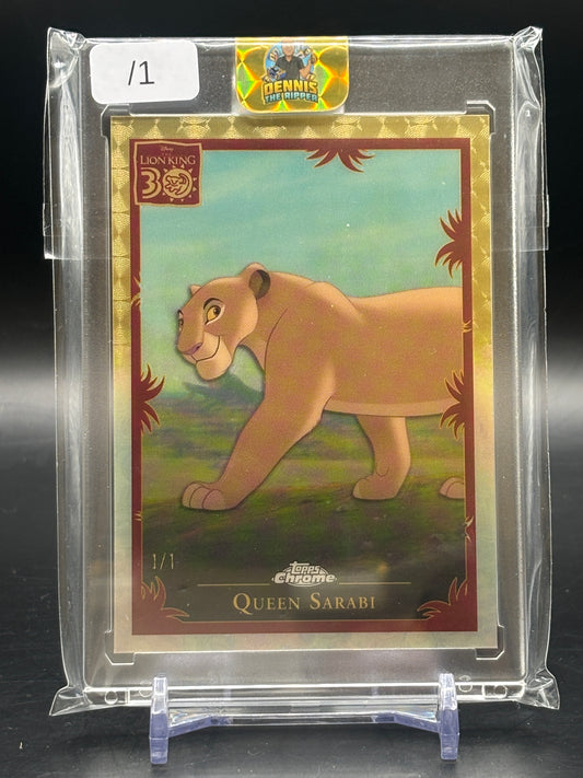 2024 Topps Chrome Disney Queen Sarabi 1/1
