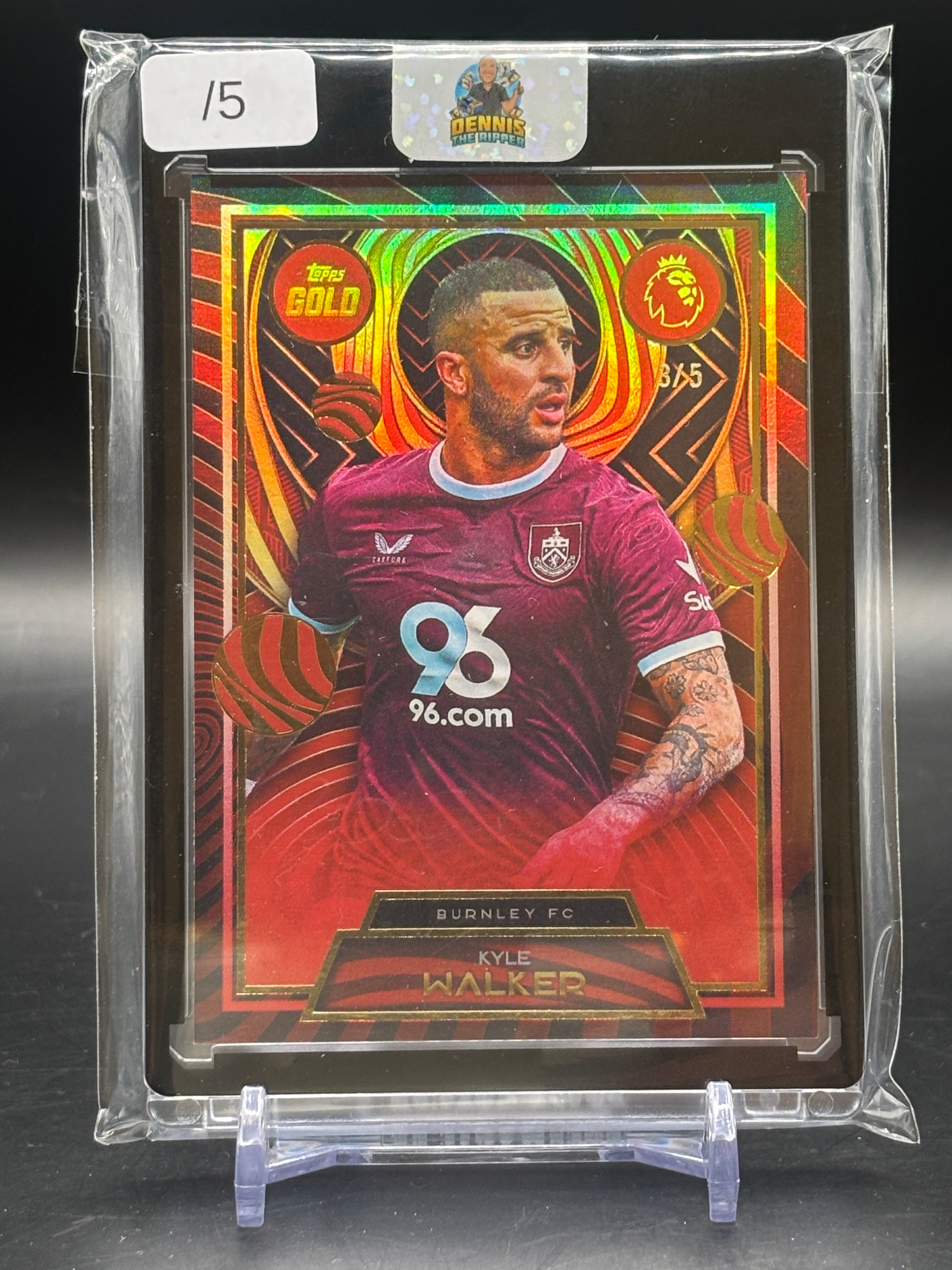 2025 Topps Gold Kyle Walker Red 3/5 – dennistheripper