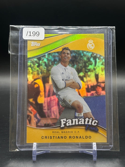 2024/25 Topps Real Madrid Fan Set Cristiano Ronaldo Fanatic Fans 112/199