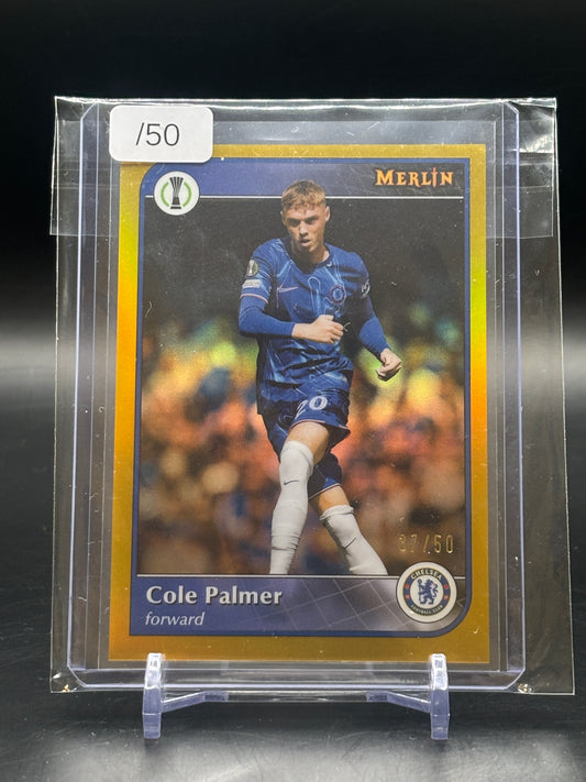 2024/25 Topps Merlin Cole Palmer Gold 37/50
