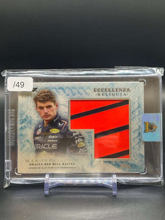 2024 Topps Eccellenza Max Verstappen Patch 12/49
