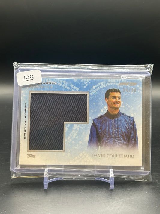 2025 Topps Eccellenza David Coulthard Patch Autograph 34/99