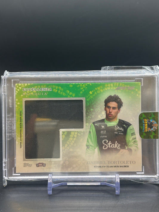 2025 Topps Eccellenza Gabriel Bortoleto Patch Autograph