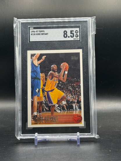 1996-97 Topps Kobe Bryant Los Angeles Lakers #138 SGC 8.5 5307129