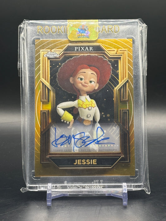 2025 Topps Pixar Gold Jessie Joan Cusack Autograph