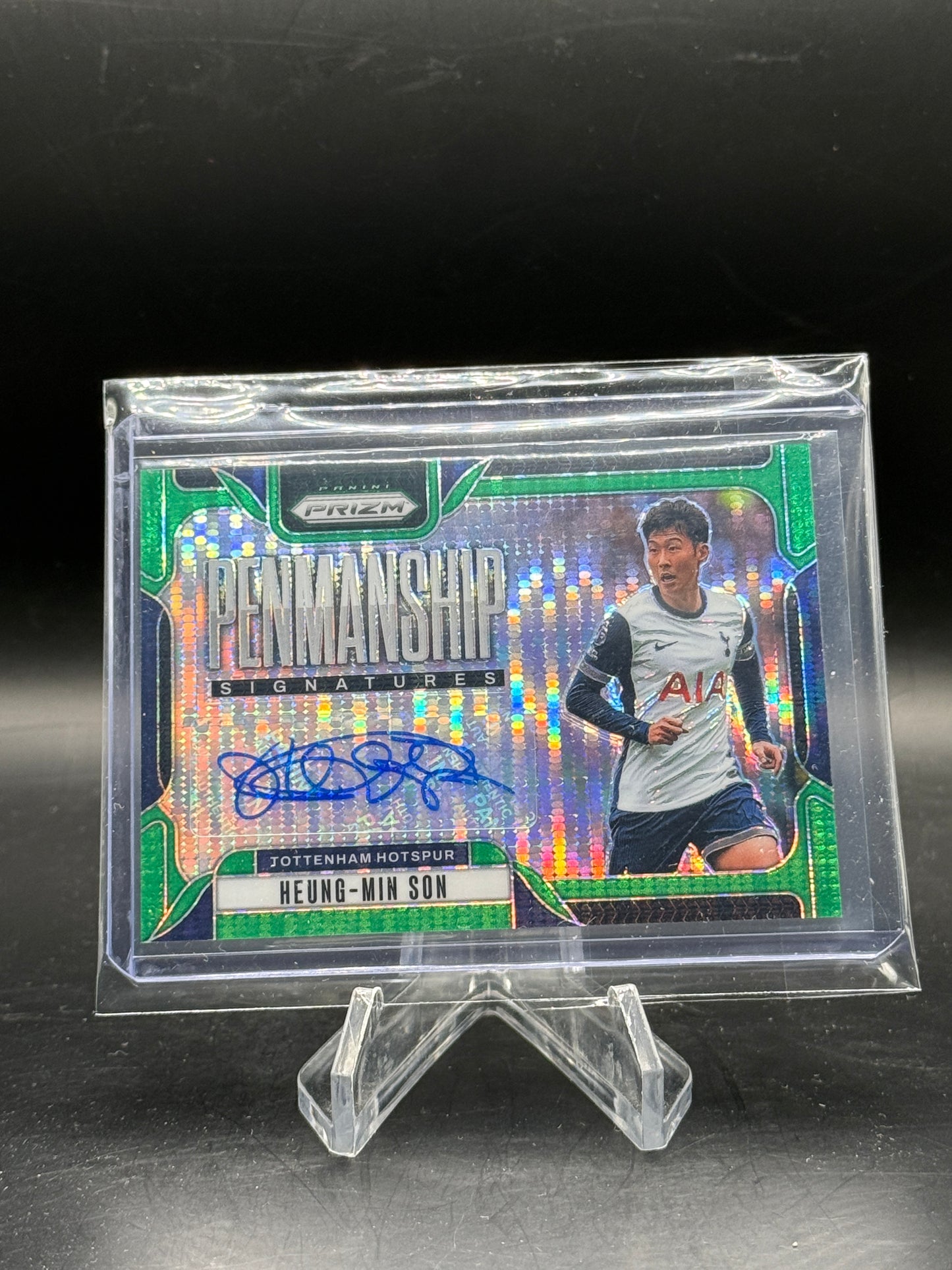 2024-25 Panini Prizm Premier League Heung-Min Son Tottenham Hotspur Penmanship Auto