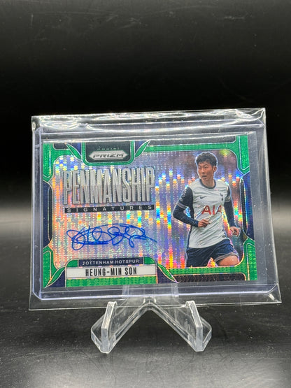 2024-25 Panini Prizm Premier League Heung-Min Son Tottenham Hotspur Penmanship Auto