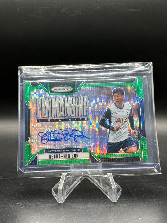 2024-25 Panini Prizm Premier League Heung-Min Son Tottenham Hotspur Penmanship Auto
