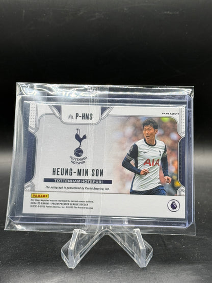 2024-25 Panini Prizm Premier League Heung-Min Son Tottenham Hotspur Penmanship Auto