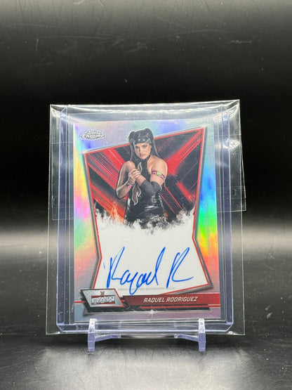 2026 Topps Chrome WWE Raquel Rodriguez Red Brand Auto