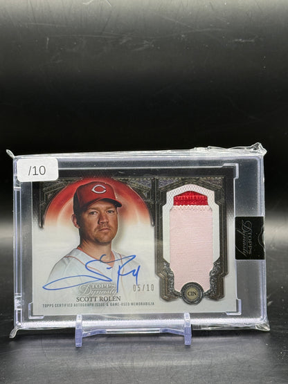 2023 Topps Dynasty MLB Scott Rolen Cincinnati Reds Patch Auto 05/10