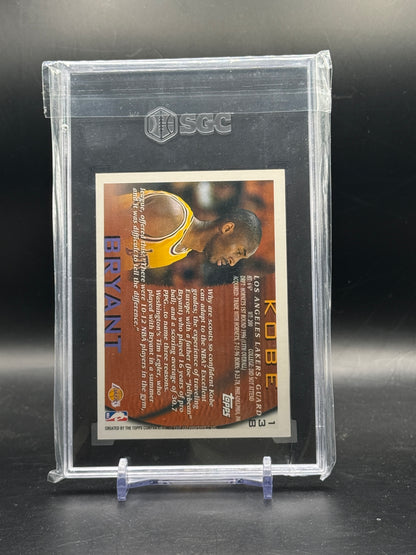 1996-97 Topps Kobe Bryant Los Angeles Lakers #138 SGC 8.5 5307129