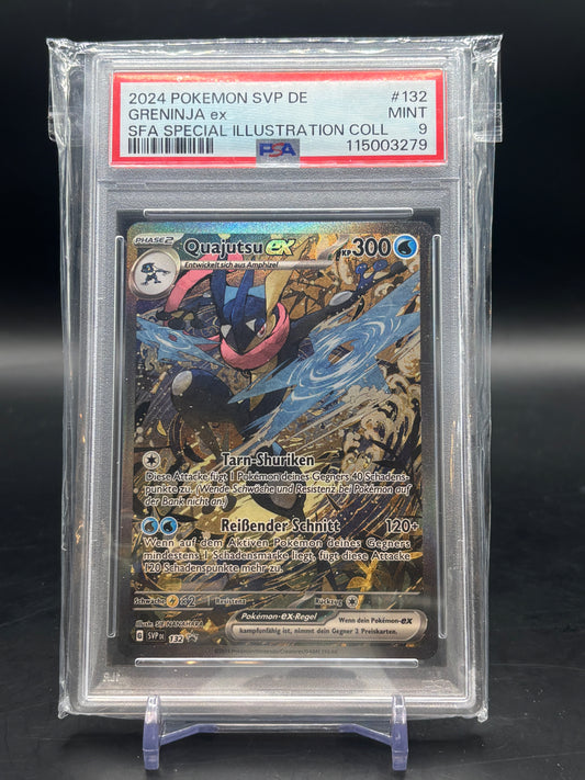 Pokemon Promo Nebel der Sagen Quajutsu ex SVP132 PSA 9 115003279