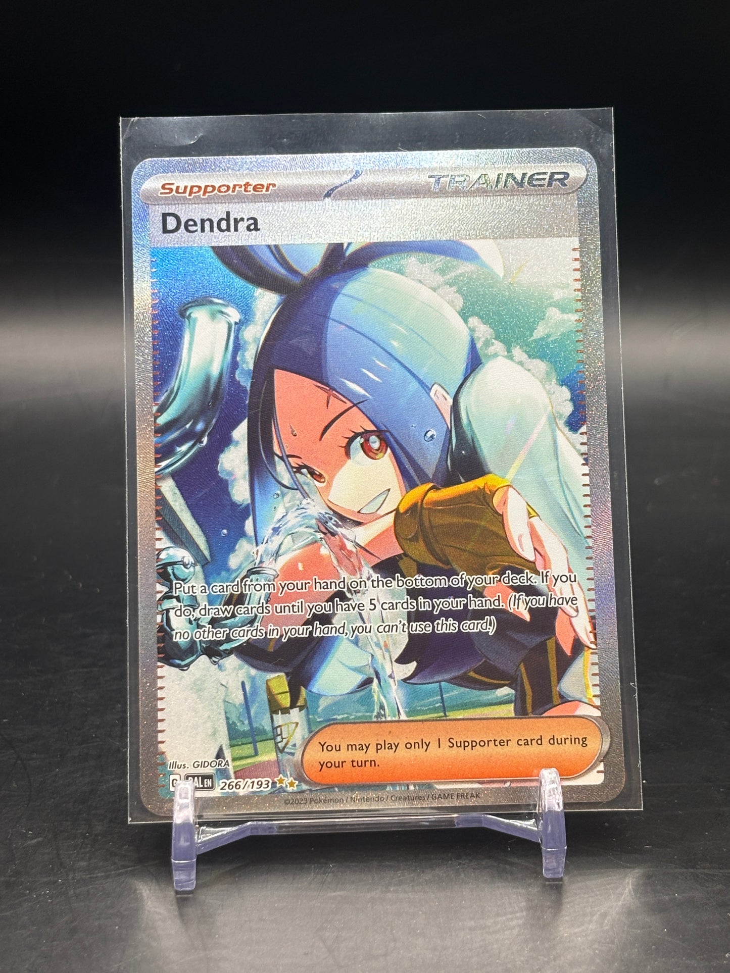 Pokemon Paldea Evolved Dendra Alt Art 266/193