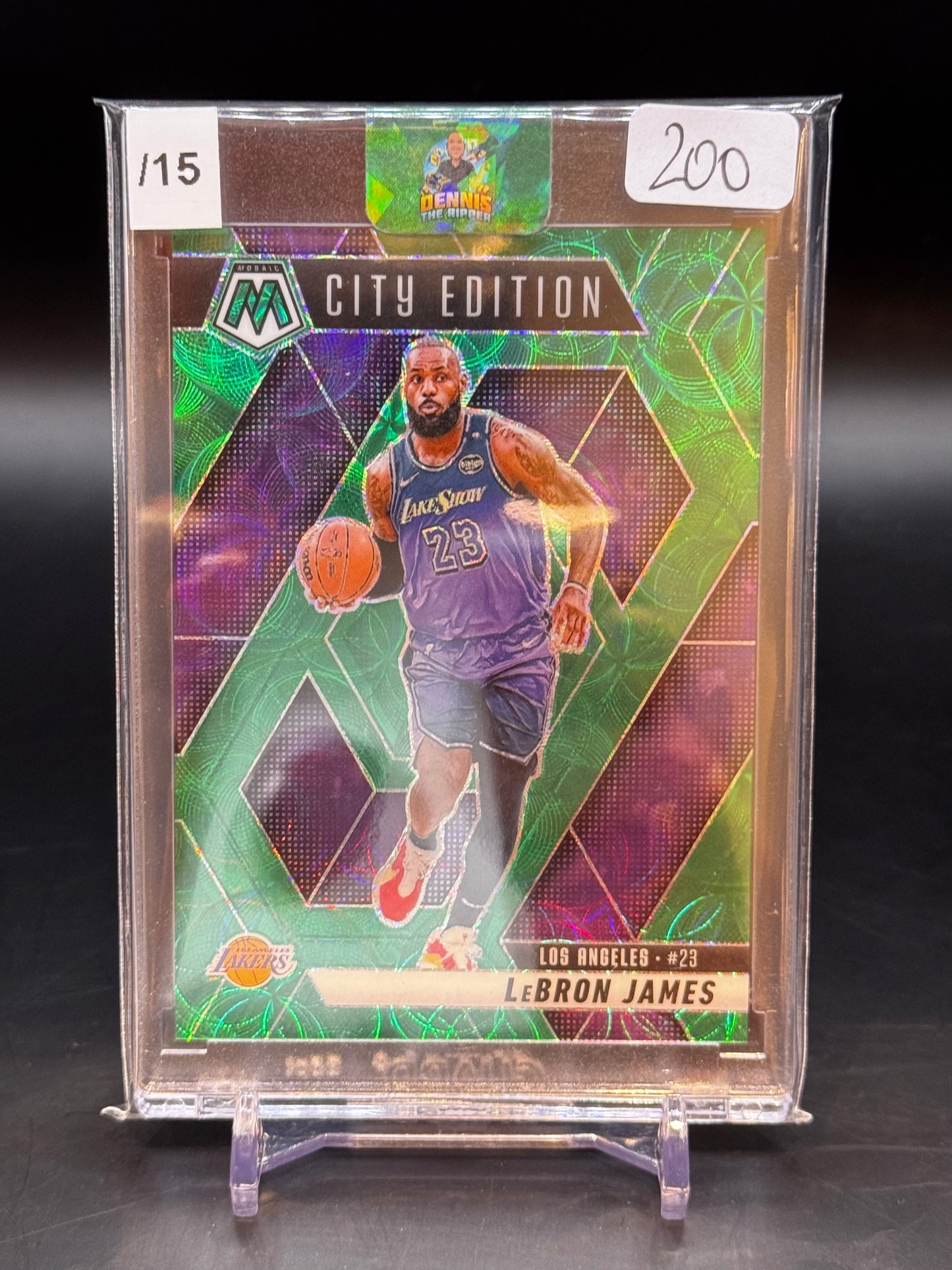 2024/25 Panini Mosaic Lebron James Green Choice /15