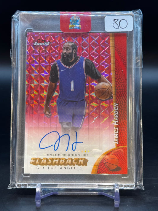 2024-2025 Topps Finest NBA James Harden Auto / 2/5