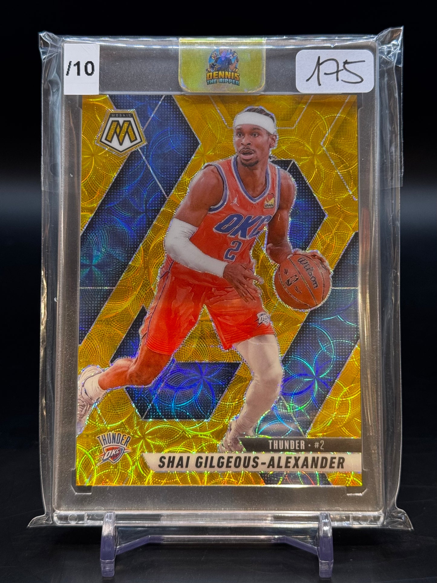 2024/2025 Panini Mosaic Prizm NBA Shai Gilgeous-Alexander Thunder 9/10