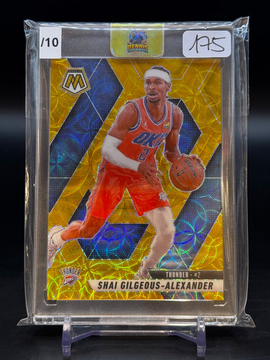 2024/2025 Panini Mosaic Prizm NBA Shai Gilgeous-Alexander Thunder 9/10
