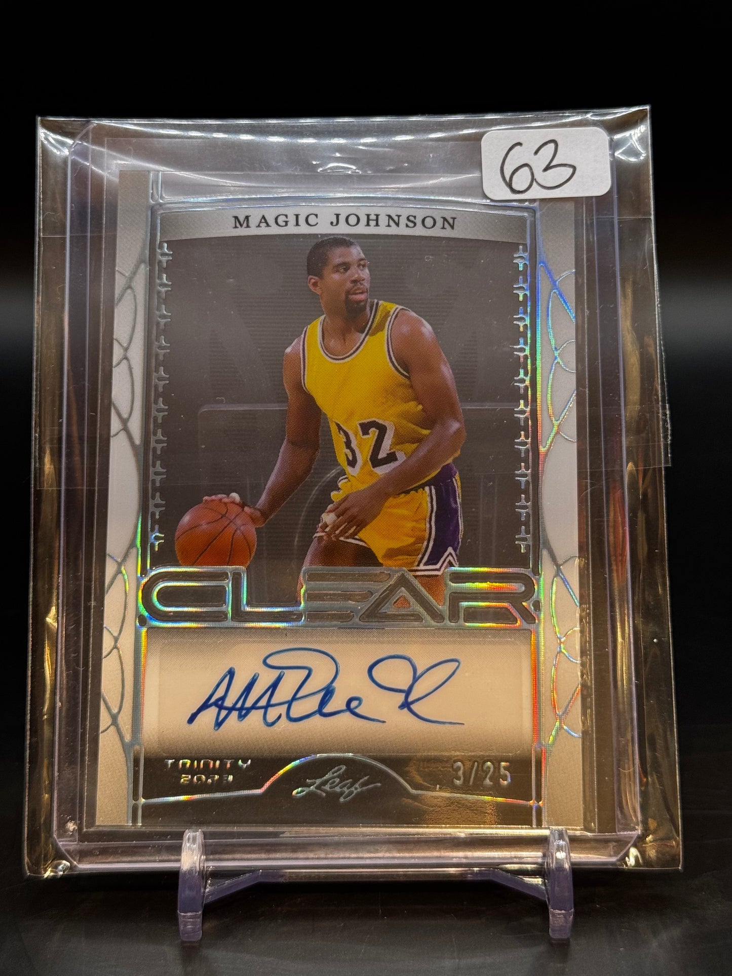 2023 Leaf Trinity Magic Johnson Auto 3/25