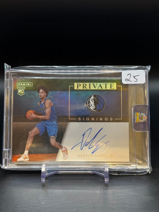 2023/24 Panini Private Signings Dereck Lively II Auto