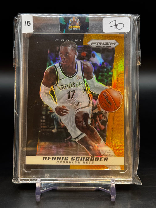 2024-25 Panini Prizm Deca Dennis Schröder Brooklyn Nets Black Gold 2/5