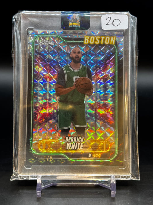 2024/2025 Topps Chrome NBA Derrick White Boston 1/2