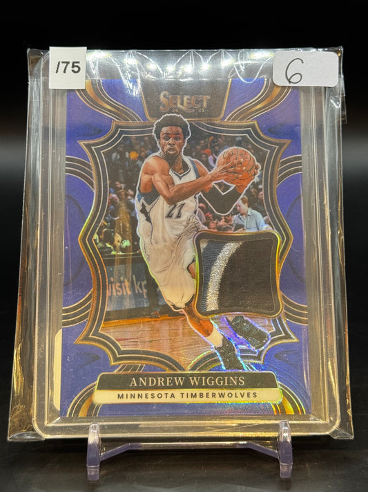 2024/25 Panini Select Andrew Wiggins Blue Patch /75