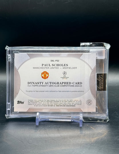 2025 Topps Dynasty Paul Scholes On-Card Auto 2/5