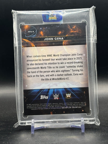 2026 Topps Cosmic Chrome WWE John Cena Venus Planetary Pursuit