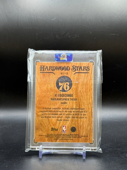 2025-26 Topps Flagship NBA VJ Edgecombe Philadelphia 76ers Hardwood Stars