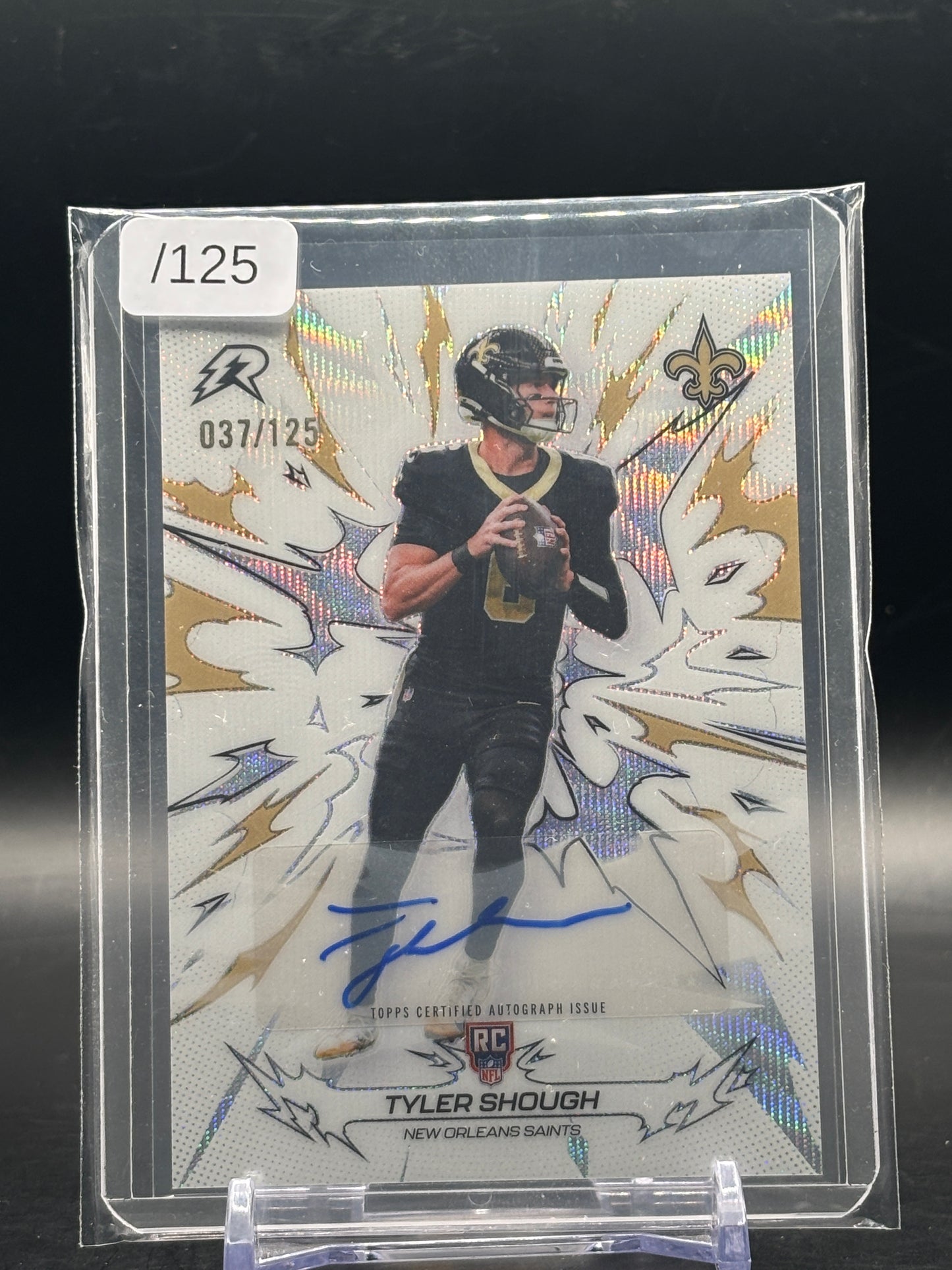 2025 Topps Resurgence NFL Tyler Shough Auto 37/125