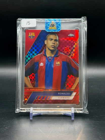 2022-23 Topps Chrome FC Barcelona Ronaldo Red 3/5