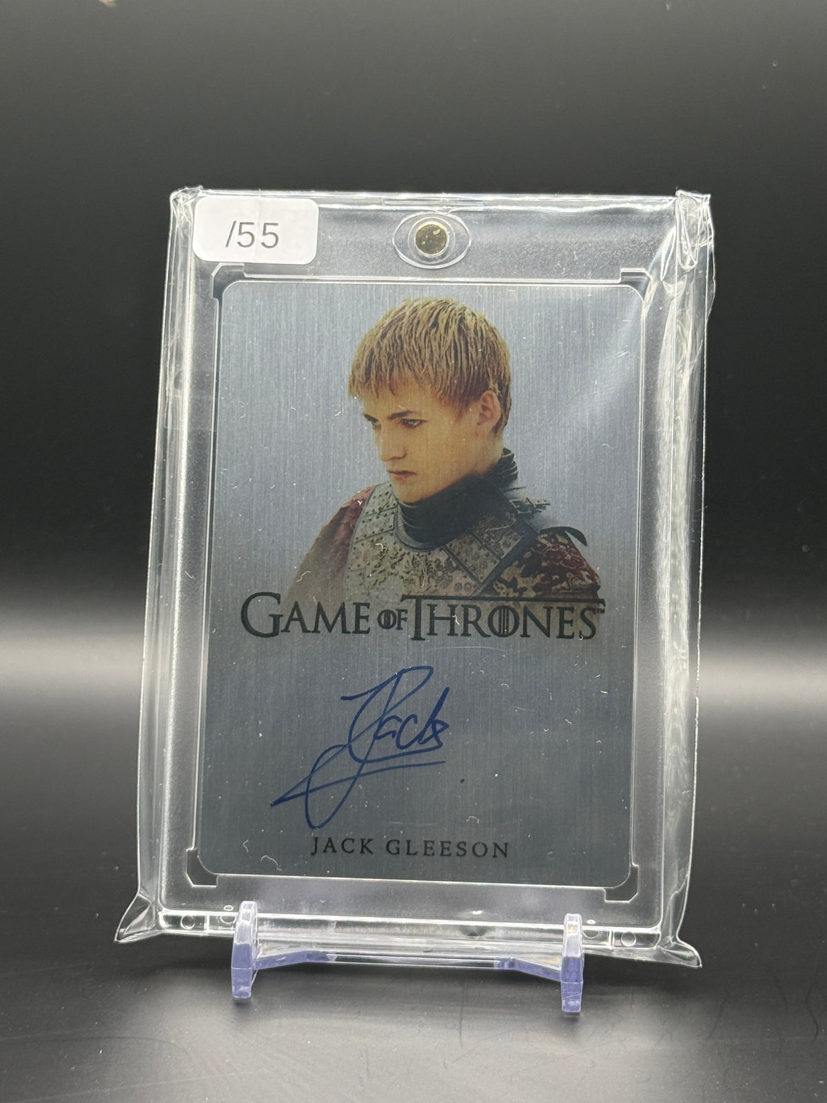 2024 Rittenhouse Game of Thrones Jack Gleeson King Joffrey Baratheon Metal Auto 4/55